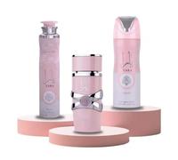 Lattafa - Yara Gift Set Eau De Parfum (100ml) + Air Freshener (300ml) + Perfumed Spray (200ml)