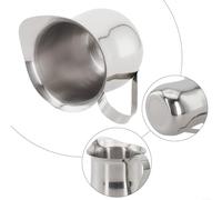 Latte Art Milk Frothing Pitcher Stainless Steel Coffee Jug, Various Capacities 2oz, 3oz, 5oz, 8oz for Home and Cafe (240ml)