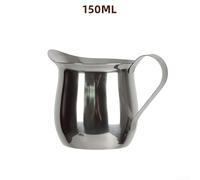 Latte Art Milk Frothing Pitcher Stainless Steel Coffee Jug, Various Capacities 2oz, 3oz, 5oz, 8oz for Home and Cafe (150ml)