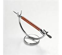 Latte Art Pen Set - Double-headed Stainless Steel Coffee Drawing Tool with Wooden Handle and Stand for Lattes, Cappuccinos, Macchiatos, and Espressos