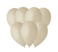Latte Cream Biobased Natural Rubber Latex Balloons 23cm / 9 in - Pack of 20