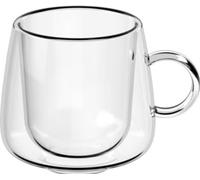 Villeroy & Boch - Artesano Hot&Cold Beverages Espresso Glass, Set of 2 Glasses, Double-Walled Glasses for Cold and hot Beverages, 60 ml, Borosilicate Glass, Dishwasher-Safe, Microwave-Safe