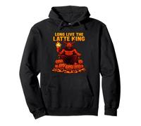 Latte King Pumpkin Spice Demon Pullover Hoodie