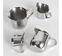 Latte Milk Frothing Pitcher Stainless Steel Coffee Jug 2oz 3oz 5oz 8oz Sizes Suitable for Professional Baristas and Home Coffee Lovers (90ml)