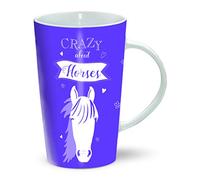 Latte Mug - Crazy About Horses