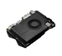 LattePanda Sigma x86 Single Board Computer Server, Mini Computer with Integrated Fan, Windows/Linux Compatible, Black (16GB RAM, NO SSD and WiFi)