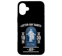 Latter-day Saints Joy - Rejoice in Christ and Church Case for iPhone 16 Plus