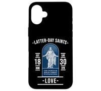 Latter-day Saints Love - Christlike Life and Church Case for iPhone 16 Plus