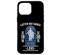 Latter-day Saints Love - Christlike Life and Church Case for iPhone 16 Pro Max