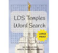 Latter Day Saints Temples Word Search Book: Puzzles with Large Print about LDS Temples, Mormons, Utah, and More | 8.5x11 inches, 100+ Pages... Gift for Baptisms, Missionaries, and Sacrament Meetings