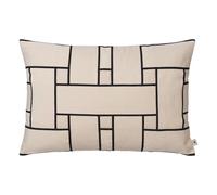 Lattice Offset cushion cover Off white 40x60