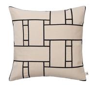 Lattice Offset cushion cover Off white 50x50