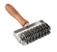 Lattice Pastry Cutter, Dough Lattice Roller Cutter Baking Tool with Wooden Handle, Pastry Lattice Cutter for Cookie/Bread/Pie Pastry Crust/Cake, Baking Pastry Tools for Kitchen, Home