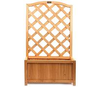 Lattice Planter Trellis Large Wooden Flower Plant Climbing Support Box Backboard Deck Patio Garden 2377
