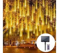 Latto Home 30Cm Solar Led Meteor Shower Lights Waterproof Outdoor Hanging Tree Lights For Garden Patio Decor Set Of 8