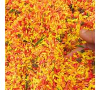 Lattooland Fall Themed Colorful Rice | Fall Sensory Bin Filler for Sensory Table | Seasonal | Autumn Theme Activity | Engaging Rice Mix for Kids | Thanksgiving Present & Toddler Gift | 18 Months +