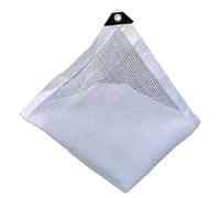 LATUAL White Greenhouse Shade Netting, 50% UV Resistant Shade Cloth, Shading Net With Grommets, 2x4M 3x5M 4x6M 8x8M For Garden, Pergola, Patio Plants, Chicken Coop, Outdoor(Size:3X4M,Color:White)