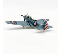 LATUROP 1/72 US TBD Devastator, Military Torpedo Attack Aircraft, Alloy Airplane Model, Metal Pre-Assembled Airplane Model, Home Decor & Gift.