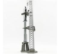 LATUROP Space X 1:400 Scale Starship Recovery Launch Pad Booster Rocket Model Kit Replica NASA Model, Space Exploration, Mars Colonization Plan, Falcon 9, Desktop Ornament for Gift