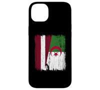 Latvia Algeria Half Flag Latvian Algerian Heritage Case for iPhone 14 Plus