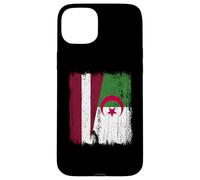 Latvia Algeria Half Flag Latvian Algerian Heritage Case for iPhone 15 Plus