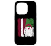 Latvia Algeria Half Flag Latvian Algerian Heritage Case for iPhone 15 Pro