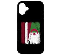 Latvia Algeria Half Flag Latvian Algerian Heritage Case for iPhone 16 Plus