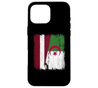 Latvia Algeria Half Flag Latvian Algerian Heritage Case for iPhone 16 Pro Max