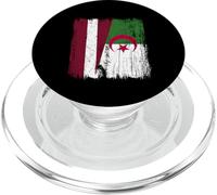 Latvia Algeria Half Flag Latvian Algerian Heritage PopSockets PopGrip for MagSafe