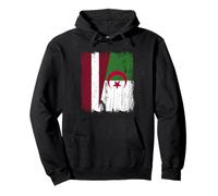 Latvia Algeria Half Flag Latvian Algerian Heritage Pullover Hoodie