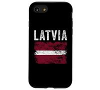Latvia Flag Distressed - Men Women Kids - Latvian Flag Case for iPhone SE (2020) / 7/8