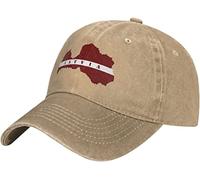 Latvia Flag Latvians Baseball Caps Distressed Washed Hat Adjustable Black Dad Hats Unisex-Adult