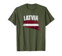 Latvia Latvian Flag Latvians Riga Men Women Kids Boys Girls T-Shirt