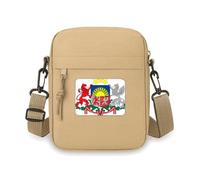Latvia National Emblem Country Crossbody Bag Cell Phone Purses Handbag Shoulder Mini Bag