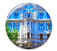 Latvia Riga Fridge Magnet Decorative Magnet Bottle Opener Tourist City Travel Souvenir Collection Gift Strong Refrigerator Sticker