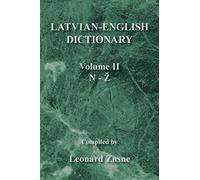 Latvian-English Dictionary: Volume II N-Z