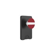 Latvian Flag Latvia PopSockets PopWallet for MagSafe