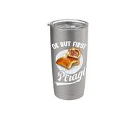 Latvian Pride Foodie Breakfast Food Lover First Piragi Stainless Steel Insulated Tumbler