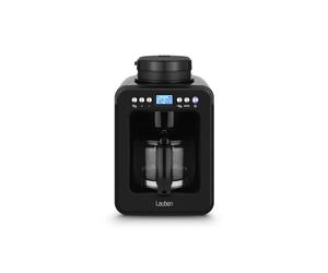 Lauben Grind&Drip Coffee Maker 600BB, Small Coffee Machine with Integrated Grinder, Removable and Washable Filter, Automatic Shut-Off, Anti-Drop Technology, Capacity 2-4 Cups