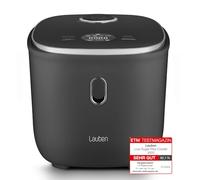 Lauben Low Sugar Rice Cooker with Low Sugar Function, 3 L Volume, 6 Modes, Delayed Start, Keep Warm, Non-Stick Ceramic Surface, Dishwasher Safe, Cookbook, Overflow Protection (Anthracite)