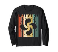 Lauburu Basque Country Cross Ikurrina Euskal Herria EU Spain Long Sleeve T-Shirt