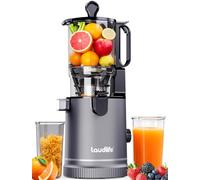 LAUDLIFE ZeroPrep Cold Press Juicer Machine, 5.9" Wide Feed Channel Juice Extractor, 88oz Large Hopper, Easy to Clean and High Juice Yield