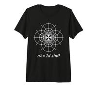 Laue Diffraction Bragg's Law X-ray Crystallography Premium T-Shirt