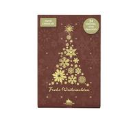 Lauensteiner Advent Calendar - Mini Crystal Shape Chocolates 150 g Handmade Truffle in Two Flavours Rum and Mulled Wine | The Perfect Companion through the Advent Season | Pack of 1