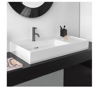 Laufen Vanity Washbasin Kartell by Laufen without tap hole 90x46x120cm White