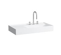 Laufen Washbasin, basin on the left, without overflow Kartell Matt Grey H8103397591581