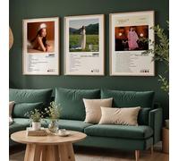 Laufey Album Poster Set of 3 - Unframed Posters - Everything I Know About Love - Bewitched - A Night at the Symphony - Music Wall Art - UK Handmade - Frame Not Included - Size A2 (594x420mm)