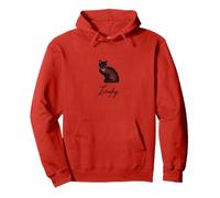 Laufey Black Cat Pullover Hoodie