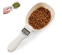 LAUFUY Digital Measuring Scoop Scale, 1000g/0.1g, Versatile Kitchen & Pet Food Scale with Detachable Scoop, Compact Design, Multiple Units