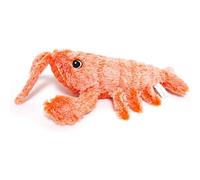 LAUFUY Wiggly Lobster Dog Toy, Cute Interactive Dog Toys, Floppy Lobster Funny Jumping Moving Dog Toys, USB Rechargeable Interactive Cat and Dog Plush Toys, Pet Puppy Chew Toys (1PCS)